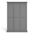 Paris Wardrobe with 3 Doors in Matt Grey